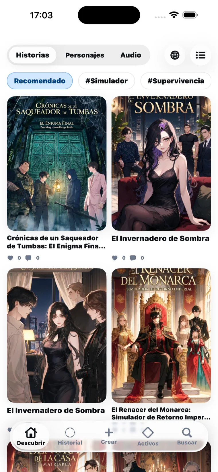 novelai iPhone App Store review screenshot Español